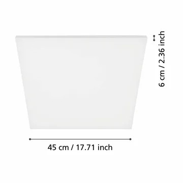 Taklampe Turcona - 450x450 mm - Belysning - Innendørsbelysning & Lamper - Taklampe - Takplafond