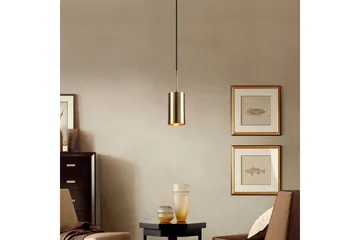 Taklampe Tyrel Gull / Svart Enkeltkontakt - Enkeltkontakt - Belysning - Innendørsbelysning & Lamper - Taklampe - Kjøkkenlampe & taklampe kjøkken