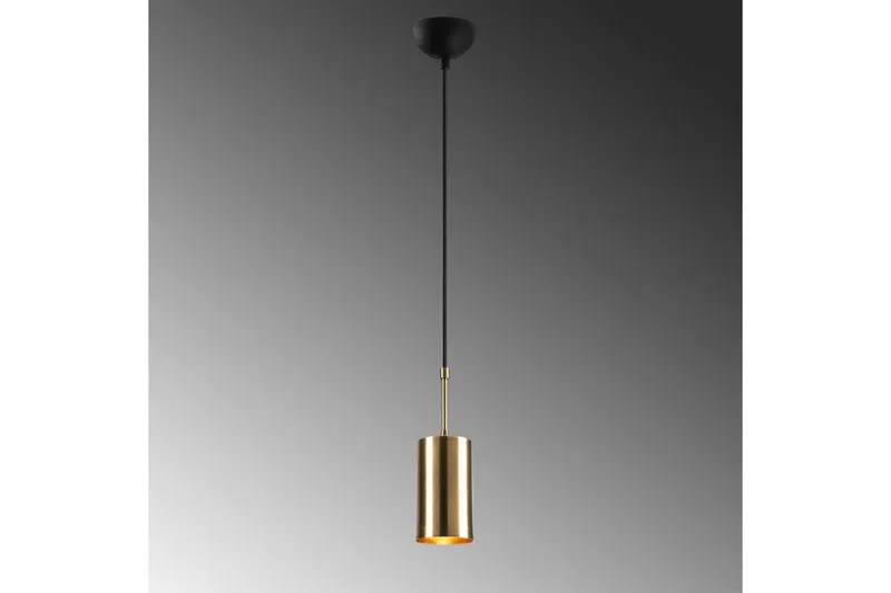 Taklampe Tyrel Gull / Svart Enkeltkontakt - Enkeltkontakt - Belysning - Innendørsbelysning & Lamper - Taklampe - Kjøkkenlampe & taklampe kjøkken