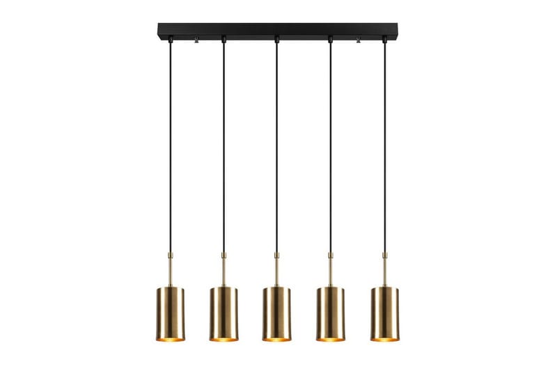 Taklampe Tyrel Gull / Svart Fem Sokkel - Fem Sokkel - Belysning - Innendørsbelysning & Lamper - Taklampe - Kjøkkenlampe & taklampe kjøkken