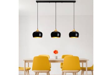 Taklampe Valen Svart - Svart - Belysning - Innendørsbelysning & Lamper - Taklampe - Kjøkkenlampe & taklampe kjøkken