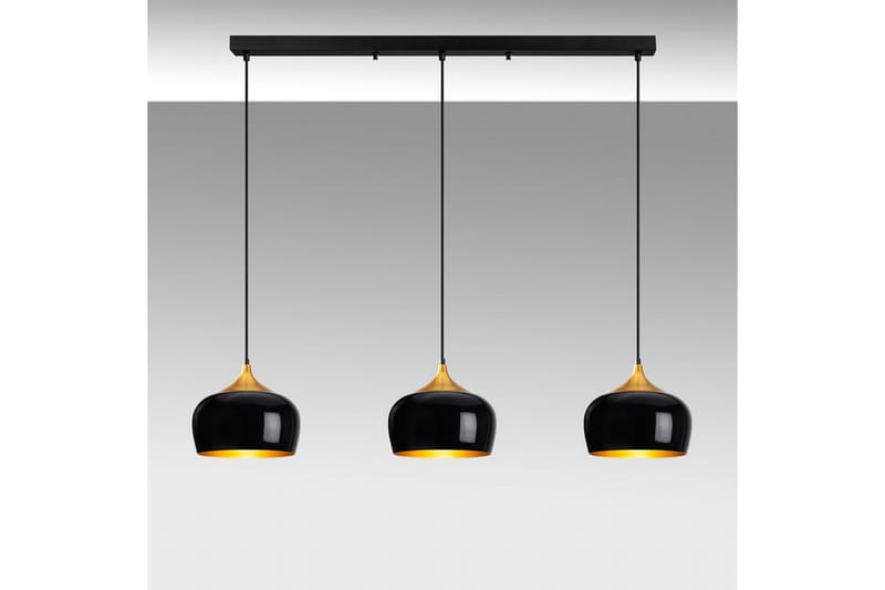 Taklampe Valen Svart - Svart - Belysning - Innendørsbelysning & Lamper - Taklampe - Kjøkkenlampe & taklampe kjøkken