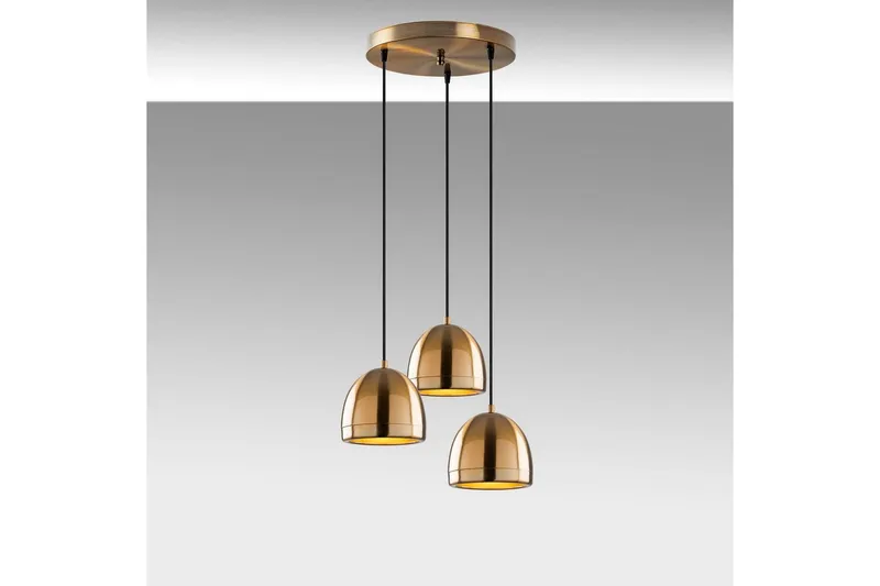 Taklampe Venor Rund Vintage - Kobber - Belysning - Innendørsbelysning & Lamper - Taklampe - Kjøkkenlampe & taklampe kjøkken