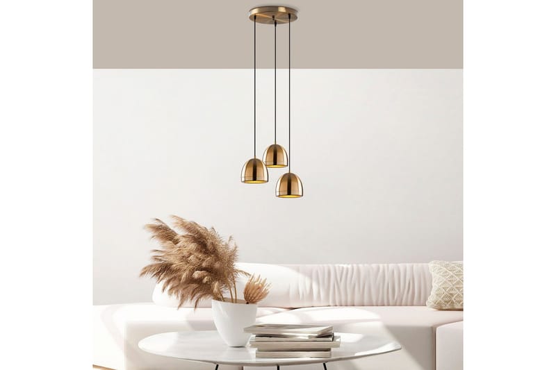 Taklampe Venor Rund Vintage - Kobber - Belysning - Innendørsbelysning & Lamper - Taklampe - Kjøkkenlampe & taklampe kjøkken