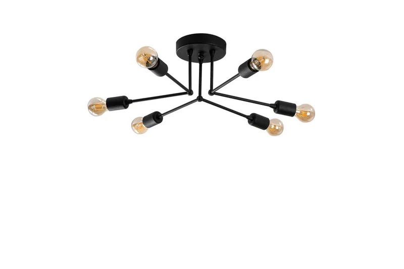 Taklampe Vilsa Svart, Svart