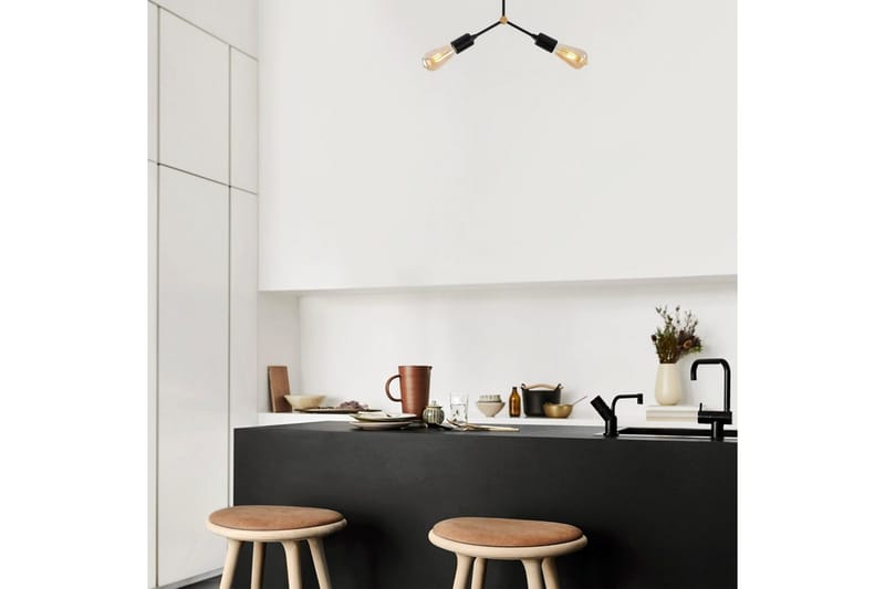 Taklampe Vilsa Svart - Svart - Belysning - Innendørsbelysning & Lamper - Taklampe - Takplafond