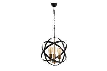 Taklampe Voroa Gull / Svart - Gull / Svart - Belysning - Innendørsbelysning & Lamper - Taklampe - Kjøkkenlampe & taklampe kjøkken