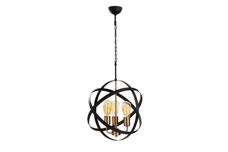 Taklampe Voroa Gull / Svart - Gull / Svart - Belysning - Innendørsbelysning & Lamper - Taklampe - Kjøkkenlampe & taklampe kjøkken