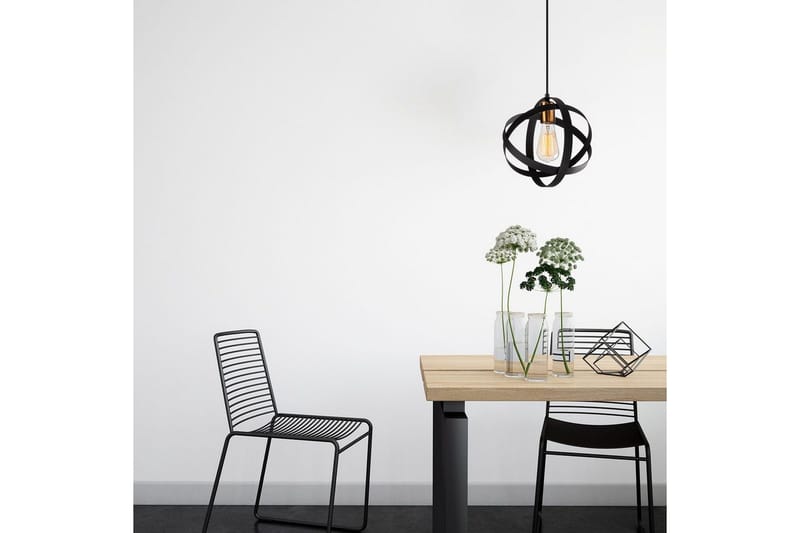 Taklampe Voroa Svart / Antikk - Svart / Antikk - Belysning - Innendørsbelysning & Lamper - Taklampe - Kjøkkenlampe & taklampe kjøkken