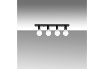 Taklampe Wostra Svart / Hvit - Svart / Hvit - Belysning - Innendørsbelysning & Lamper - Taklampe - Takplafond