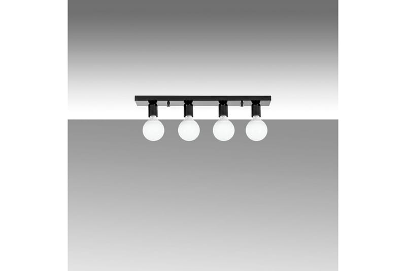 Taklampe Wostra Svart / Hvit - Svart / Hvit - Belysning - Innendørsbelysning & Lamper - Taklampe - Takplafond