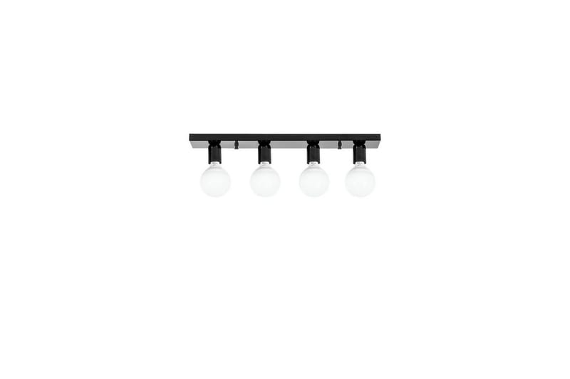 Taklampe Wostra Svart / Hvit - Svart / Hvit - Belysning - Innendørsbelysning & Lamper - Taklampe - Takplafond