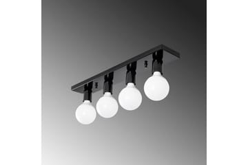 Taklampe Wostra Svart / Hvit - Svart / Hvit - Belysning - Innendørsbelysning & Lamper - Taklampe - Takplafond