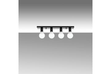 Taklampe Wostra Svart / Hvit - Svart / Hvit - Belysning - Innendørsbelysning & Lamper - Taklampe - Takplafond