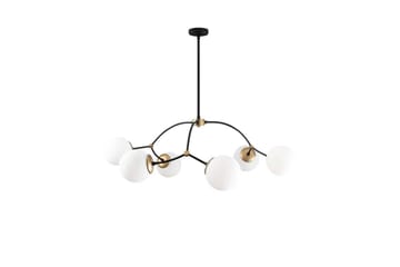 Taklampe Yenda Hvit / Svart - Svart/Hvit - Belysning - Innendørsbelysning & Lamper - Taklampe - Kjøkkenlampe & taklampe kjøkken