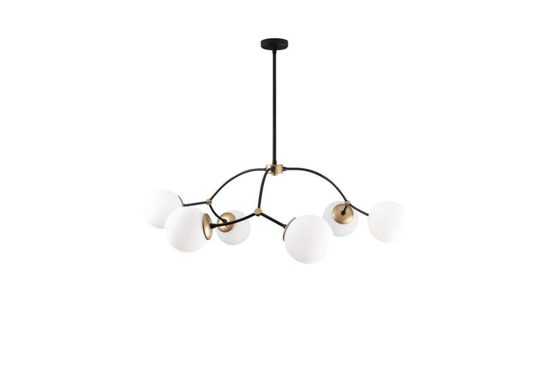 Taklampe Yenda Hvit / Svart - Svart/Hvit - Belysning - Innendørsbelysning & Lamper - Taklampe - Kjøkkenlampe & taklampe kjøkken