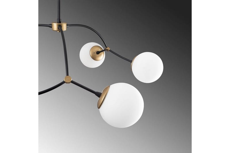 Taklampe Yenda Hvit / Svart - Svart/Hvit - Belysning - Innendørsbelysning & Lamper - Taklampe - Kjøkkenlampe & taklampe kjøkken