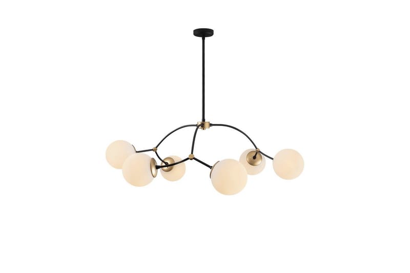 Taklampe Yenda Hvit / Svart - Svart/Hvit - Belysning - Innendørsbelysning & Lamper - Taklampe - Kjøkkenlampe & taklampe kjøkken