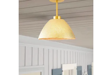 Taklampe Yorin Gull - Gull - Belysning - Innendørsbelysning & Lamper - Taklampe - Kjøkkenlampe & taklampe kjøkken