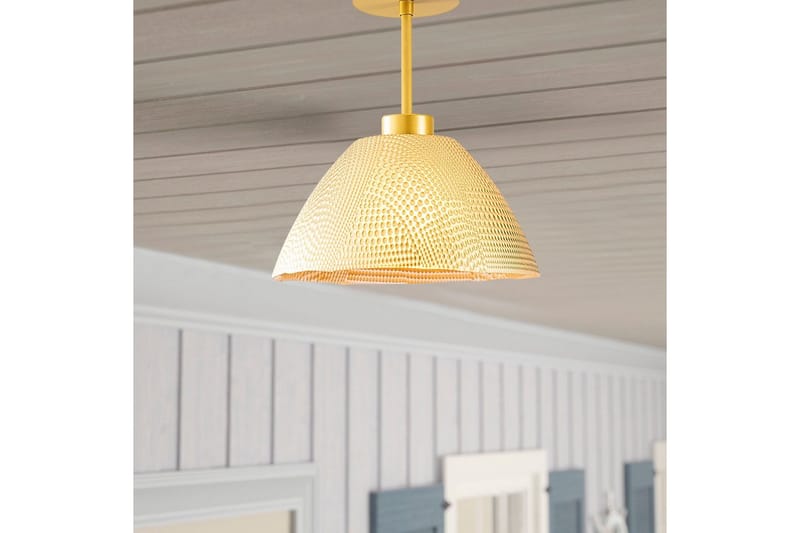 Taklampe Yorin Gull - Gull - Belysning - Innendørsbelysning & Lamper - Taklampe - Kjøkkenlampe & taklampe kjøkken