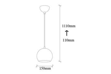 Taklampe Zana Sølv - Sølv - Belysning - Innendørsbelysning & Lamper - Taklampe - Kjøkkenlampe & taklampe kjøkken