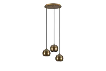 Taklampe Zana Vintage Kule Tre - Gull - Belysning - Innendørsbelysning & Lamper - Taklampe - Kjøkkenlampe & taklampe kjøkken