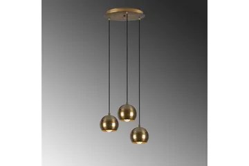 Taklampe Zana Vintage Kule Tre - Gull - Belysning - Innendørsbelysning & Lamper - Taklampe - Kjøkkenlampe & taklampe kjøkken