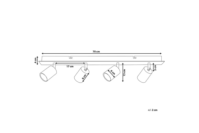 Taklampe Zaweta - Hvit - Belysning - Innendørsbelysning & Lamper - Taklampe - Takplafond