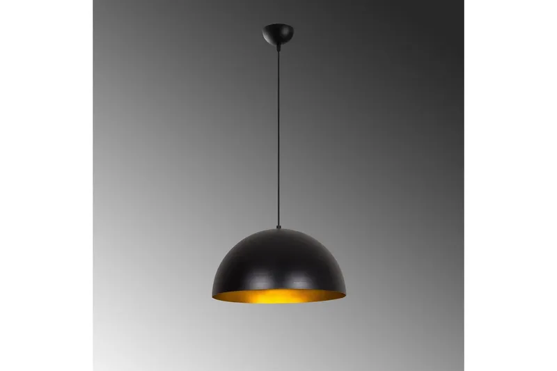 Taklampe Zephyra Svart / Gull - Diameter: 40 cm - Belysning - Innendørsbelysning & Lamper - Taklampe - Kjøkkenlampe & taklampe kjøkken