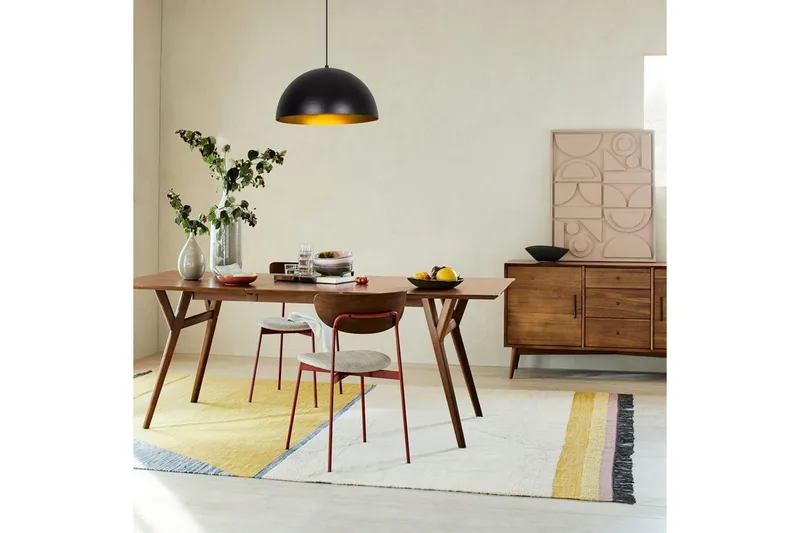 Taklampe Zephyra Svart / Gull - Diameter: 40 cm - Belysning - Innendørsbelysning & Lamper - Taklampe - Kjøkkenlampe & taklampe kjøkken