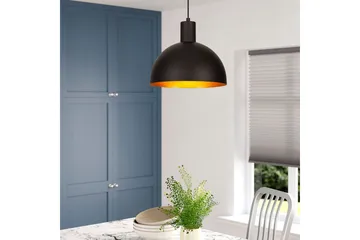 Taklampe Zephyra Svart / Gull - Svart - Belysning - Innendørsbelysning & Lamper - Taklampe - Kjøkkenlampe & taklampe kjøkken