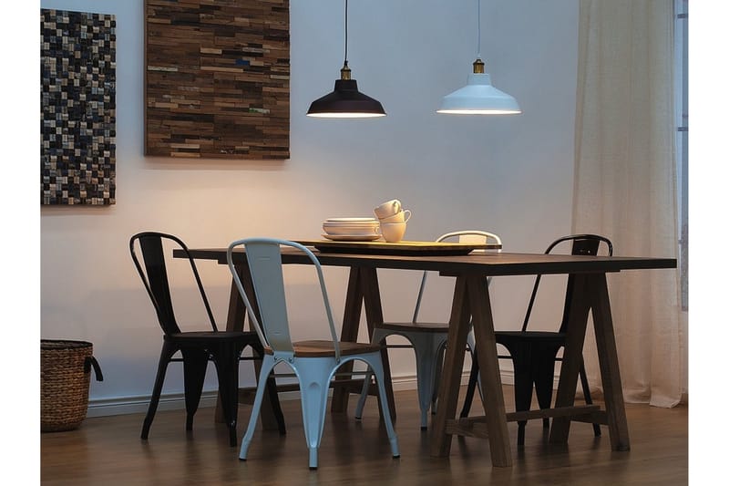 Taklampe Pechora 35 cm - Hvit - Belysning - Innendørsbelysning & Lamper - Taklampe - Kjøkkenlampe & taklampe kjøkken