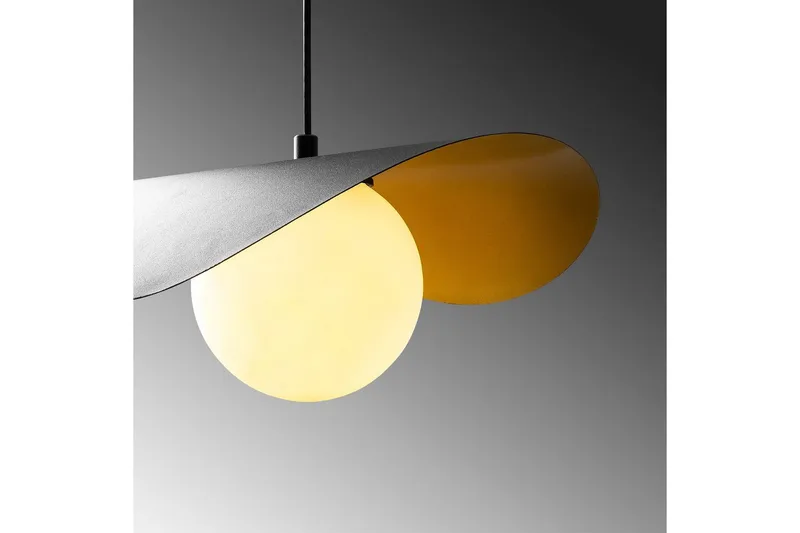 Taklampe Pelyn Svart / Hvit - Svart / Hvit - Belysning - Innendørsbelysning & Lamper - Taklampe - Kjøkkenlampe & taklampe kjøkken