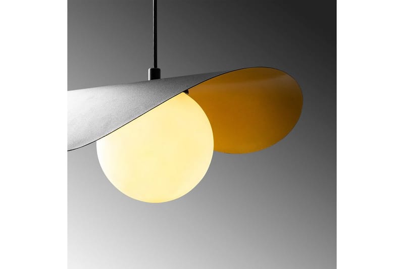 Taklampe Pelyn Svart / Hvit - Svart / Hvit - Belysning - Innendørsbelysning & Lamper - Taklampe - Kjøkkenlampe & taklampe kjøkken