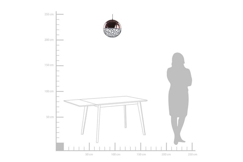 Taklampe Padma 35 cm - Kobber - Belysning - Innendørsbelysning & Lamper - Taklampe - Kjøkkenlampe & taklampe kjøkken