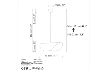 Taklampe Pelyn Mint - Mint - Belysning - Innendørsbelysning & Lamper - Taklampe - Kjøkkenlampe & taklampe kjøkken
