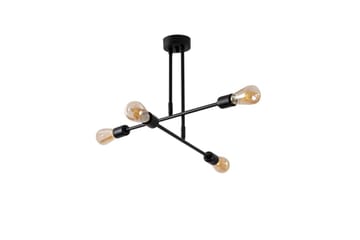 Taklampe Pareek Svart - Svart - Belysning - Innendørsbelysning & Lamper - Taklampe - Takplafond