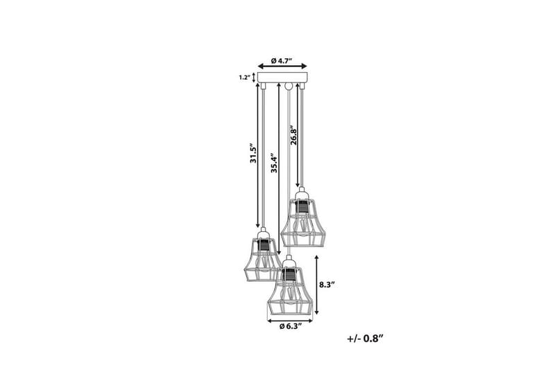 Taklampe Pecwan 15 cm - Svart - Taklampe soverom - Kjøkkenlampe & taklampe kjøkken - Lamper gang - Vinduslampe - Pendellamper & Hengelamper - Taklampe stue - Vinduslampe hengende - Taklampe