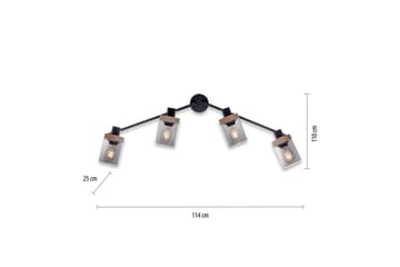 Taklampe Pasqual - 110x25x114 cm - Belysning - Innendørsbelysning & Lamper - Taklampe - Takplafond