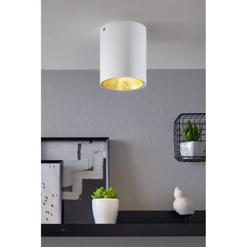 Taklampe Polasso - Hvit/Gull - Belysning - Innendørsbelysning & Lamper - Taklampe - Takplafond