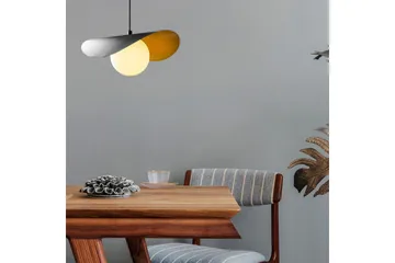 Taklampe Pelyn Svart / Hvit - Svart / Hvit - Belysning - Innendørsbelysning & Lamper - Taklampe - Kjøkkenlampe & taklampe kjøkken