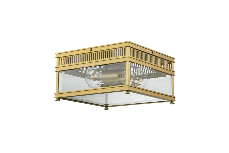 Takmontering Elstead Lighting Holborn Børstet messing - Børstet messing - Belysning - Innendørsbelysning & Lamper - Taklampe - Takplafond