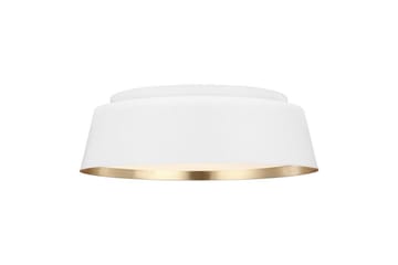 Takmontering Feiss Asher Matt hvit og gull - Matt hvit og gull - Belysning - Innendørsbelysning & Lamper - Taklampe - Takplafond