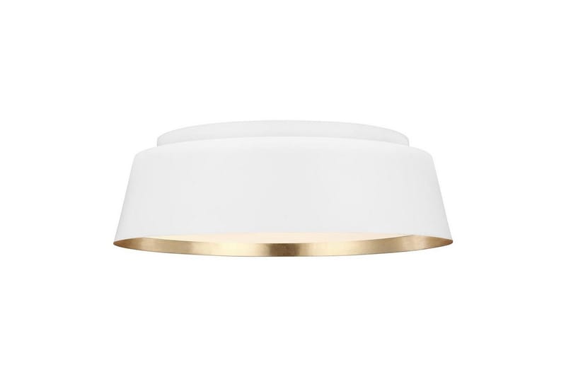 Takmontering Feiss Asher Matt hvit og gull - Matt hvit og gull - Belysning - Innendørsbelysning & Lamper - Taklampe - Takplafond