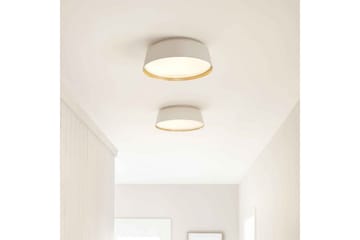 Takmontering Feiss Asher Matt hvit og gull - Matt hvit og gull - Belysning - Innendørsbelysning & Lamper - Taklampe - Takplafond