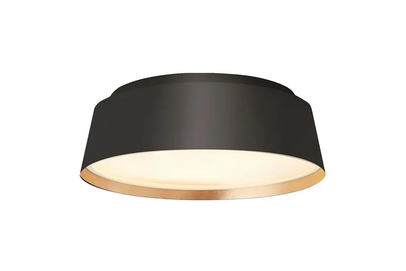 Takmontering Feiss Asher Midnattssvart og gull, Midnattssvart og gull