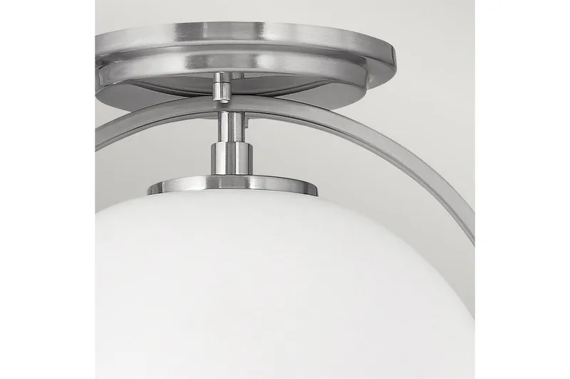 Takmontering Hinkley Somerset Børstet nikkel - Børstet nikkel - Belysning - Innendørsbelysning & Lamper - Taklampe - Takplafond