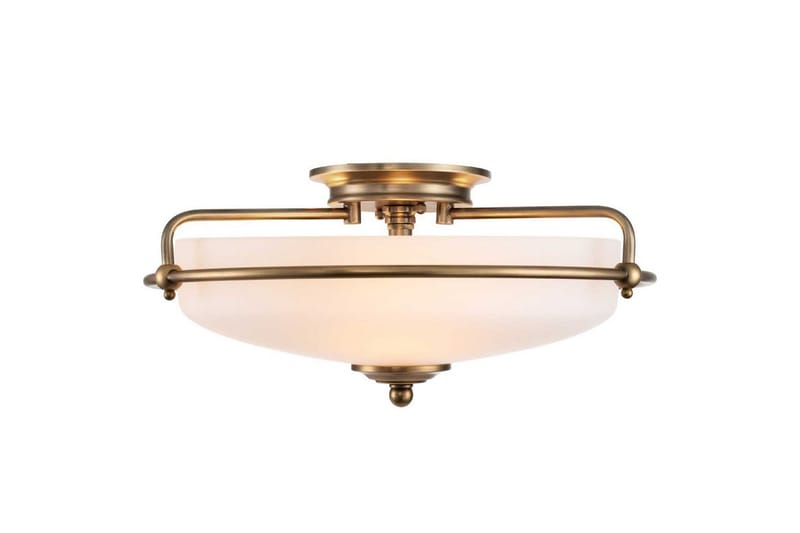 Takmontering Quoizel Griffin Forvitret messing - Forvitret messing - Belysning - Innendørsbelysning & Lamper - Taklampe - Takplafond