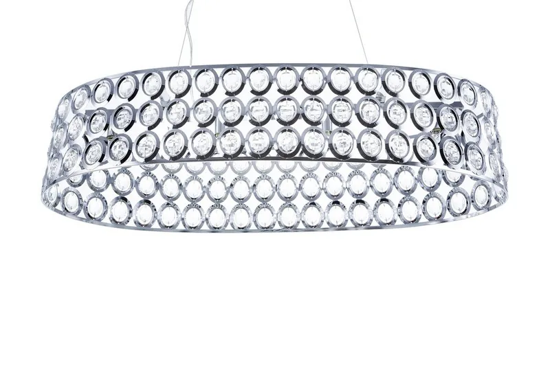 Tenna L Taklampe 81 cm - Sølv - Belysning - Innendørsbelysning & Lamper - Taklampe - Kjøkkenlampe & taklampe kjøkken