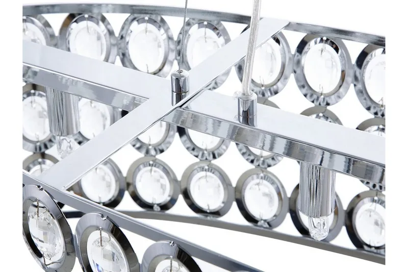 Tenna L Taklampe 81 cm - Sølv - Belysning - Innendørsbelysning & Lamper - Taklampe - Kjøkkenlampe & taklampe kjøkken